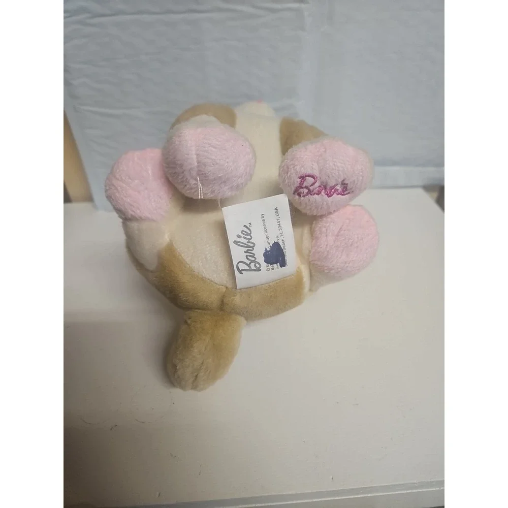 barbie‎ stuffed dog, Gently Used Plush, Barbie On Pink Paws